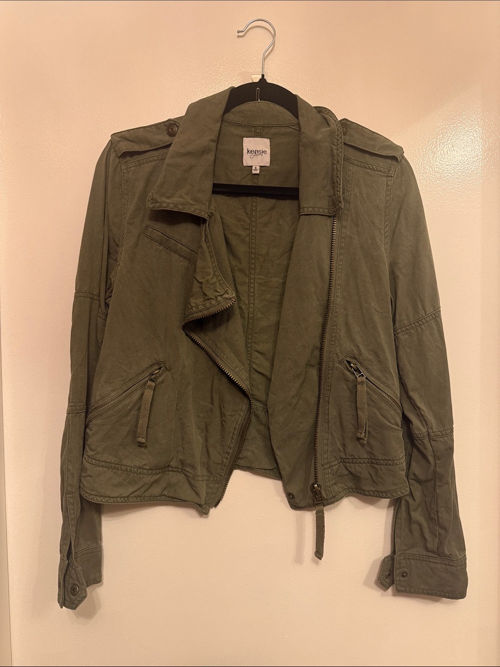 Kensie Olive Green Utility Jacket